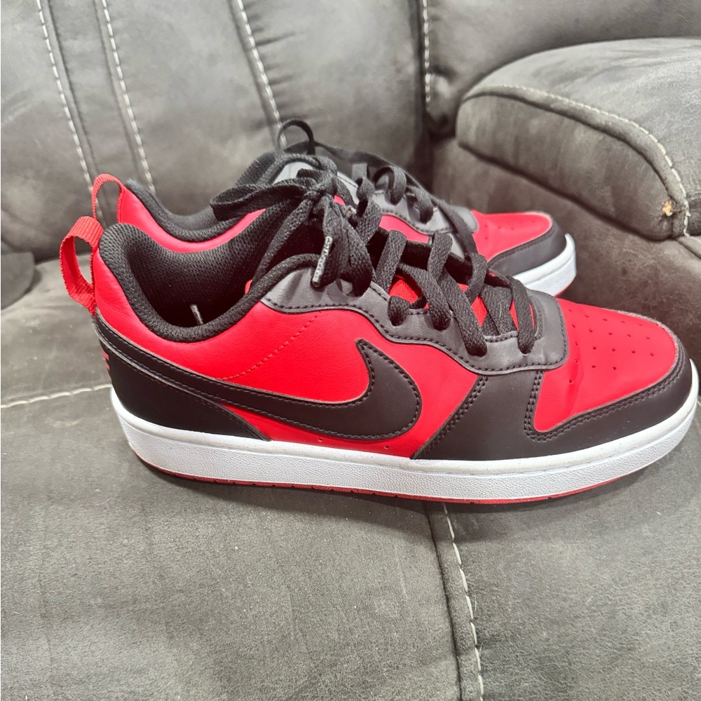 Nike Black and Red Athletic Shoes
